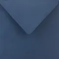 25 Briefumschläge quadratisch Blau 153x 153 mm 115g Sirio Color Blu Umschläge...