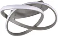 Reality LED Deckenleuchte Course nickel - matt