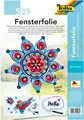 folia Fensterfolie 230 x 330 mm 5 Blatt farblos selbsthaftende Fensterfolie