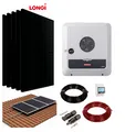 Solaranlage 5 KW Komplettpaket FRONIUS SYMO GEN24 3Phase PV-Anlage Full Black