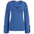 heine Troyer Heine Damen Feinstrickpullover, aqua 44