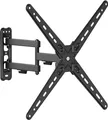 Wiltec TV Halterung 13"–55", TV Wandhalterung schwenkbar bis 25 kg, platzsparende Fernsehhalterung, Fernseher Wandbefestigung einfache Installation