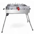 Mangal Kairat Schaschlik Grill mit Drehspieß mit Powerbank 9 Spieße