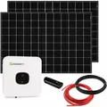 Balkonkraftwerk Growatt MIC 800 0,8kW mit 820W Solarpanel und Wifi-Stick