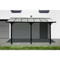 Westmann Terrassendach "Bruce", schwarz, BxHxT: 435 x 225-270 x 300 cm