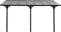 WESTMANN Terrassendach Bruce, BxT: 435x300 cm, Bedachung Doppelstegplatten, Rahmen aus pulverbeschichtetem Aluminium, schwarz