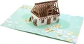 3D Haus Pop-Up Karte – Perfekt für Dekorieren Aus Zeremonie,Hauseinweihung & Neu
