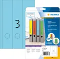 HERMA 5138 Ordnerrücken Etiketten lang breit, 20 Blatt, 61 x 297 mm, 3 pro A4 Bo