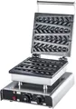 GastroHero Lolly Waffeleisen I waffle maker für Waffeln am Stiel I Waffelautomat aus Edelstahl I Temperaturregelung 0°C bis 300°C I Waffeleisen für Gastronomie