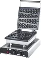 GastroHero 2-in-1-Kombi-Waffeleisen Doppel Waffeleisen rund 2x Ø18 cm Waffelgerät Gastro, 1550 W