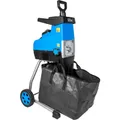 GÜDE Elektro-Häcksler, "GH 2801 Silent", Walzenhäcksler, 2800 W, LxBxH: 48,5x43x91,5 cm, blau/schwarz