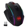 Redragon M686 Vampire Elite Kabellose Gaming Maus, 16000 DPI Kabelgebunde/Kabellose Maus mit Professionellem Sensor, 45-Stunden-Dauerleistung, Anpassbarem Makro und RGB-Hintergrundbeleuchtung