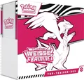 Pokémon-TCG: Karmesin & Purpur - Weisse Flamme Top Trainer Box, Sammelkarten