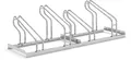 Bügelparker 2054 unser Klassiker | Fahrradständer einseitig | für 4 Fahrräder | Abwechselnde Hoch-/Tiefeinstellung | Fahrradparker Bodenparker Mehrfachständer | Dreifke®