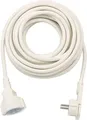 Brennenstuhl Qualitäts-Kunststoff-Verlängerungskabel mit Flachstecker für den Innenbereich, 2m, weiß (1168980220)