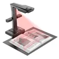 CZUR ET24 Pro 24MP Buchscanner mit Auto-Seiten-Glättung, A3 Scanner mit HDMI, OCR 180+ Sprache, Dokumentenscanner kontaktloses scan für Archiv & Bibliothek, empfindliche Bücher & Dokumente