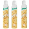 3x 200ml Batiste Trockenshampoo mit Farbe für blondes Haar kaschiert den Ansatz