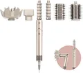 Shark Multihaarstyler FlexStyle 5-in-1 Haarstyler und -trockner - Stone [HD446SLEU], Mit einer Drehung vom leistungsstarken Haartrockner zum Styler