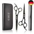 CIICII Friseurschere, Haarschneideschere Profi Set 6,7 Zoll (Haarschere &