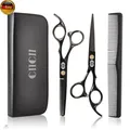 CIICII Friseurschere, Haarschneideschere Profi Set 6,7 Zoll (Haarschere &