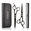 CIICII Friseurschere, Haarschneideschere Profi Set 6,7 Zoll (Haarschere & Eff...