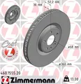 1x Bremsscheibe COAT Z ZIMMERMANN 460.1555.20 für MACAN PORSCHE 95B 95BAU1 GTS