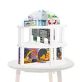 Stokke MuTable Bricks Tower Szenario, Stadt – DREI Ebenen und sechs Stadtszenen, inklusive Shops, Polizeistation, U-Bahn und Heliport – Einfach zum Auf- und Abbauen ohne Werkzeug – ab 3 Jahren