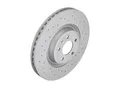 ZIMMERMANN Bremsscheibe 100335652 Vorderachse Gelocht 345mm 30mm für Porsche Audi (FAW) VAG VW (SVW)