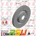 2x Zimmermann Bremsscheibe SPORT Z 100.3356.52 Höhe 52 mm Lochkreis 112 mm