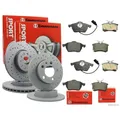 ZIMMERMANN Bremsenset Sport Bremsscheiben Bremsbeläge vorne hinten AUDI PORSCHE