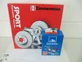 Zimmermann Sportbremsscheiben gelocht und ATE-Ceramic-beläge Audi A4 (B8) vorne