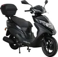 Alpha Motors Motorroller Topdrive, 125 ccm, 85 km/h, Euro 5, (mit Topcase), mit USB-Anschluss