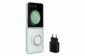 Samsung Starter Pack für Z Flip5 EF-XF73 Clear Case + Ladeadapter 25 W Original