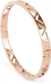 styleBREAKER Armreif Edelstahl Armreif mit Dreieck Muster (1-tlg)
