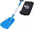 BGS Schneeschaufel steckbarer Schnellverschluss-Stiel Schneeschieber Aluminium