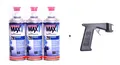SprayMax 2K-Klarlack 3 x 400ml Lackspray hochglänzend + Spaymax Handgriff 680061