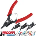 Sprengringzange Seegeringzange Set Sicherungs Ring Zange Innen Außen 160mm 5-tlg