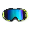 Motorrad Brille Mit Abnehmbarer Gesichtsmask Helm Nebelfest Winddicht Reiten ...