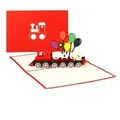 Colognecards Pop-Up Karte Eisenbahn Baby