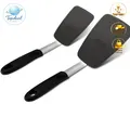 Silikon Pfannenwender Set 2 Stück für Pfannkuchen, Spiegelei, Omelette