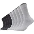 Camano Kurzsocken Unisex Socken 9er Pack Baumwolle (Packung, 9er Pack) bunt|grau 43-46
