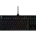 Logitech G PRO GX Blue Gaming-Tastatur – LIGHTSYNC - Schwarz