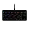 Logitech G PRO Kabelgebunden Gaming-Tastatur Beleuchtet Deutsch, QWERTZ Schwarz