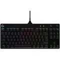 Logitech Logitech G PRO Clicky Gaming Tastatur schwarz für Profis. PC-Tastatur (Erweiterte Funktionstasten) schwarz