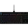 Logitech Clicky G Pro Mechanical Gaming Tastatur Schwarz Beleuchtet Keyboard