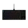 Logitech G PRO Schwarz Gaming-Tastatur –Mechanisch–GX Blue–RGB