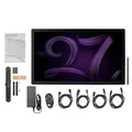 Wacom Cintiq Pro 27 Grafiktablett ohne Standfuß (4k-Auflösung, 26,9-Zoll-Display, HDR-Gamma, Pantone Validated, 99% Adobe RGB, Neuer, drucksensitiver Pro Pen 3, Multi-Touch) Black