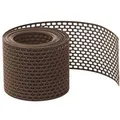 Daprona Vogelschutzgitter Lüftungsband PVC 5m x 80mm Braun Belüftung