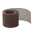Fassadenprofile Vogelschutzgitter 5m x 80mm Braun – PVC Traufgitter & Lüftungsband zur Vogelabwehr – langlebig, wetterfest, einfache Montage & ideal zur Taubenabwehr