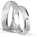 Trauringe123 Trauring Hochzeitsringe Verlobungsringe Trauringe Eheringe Partnerringe aus 925er Silber, J8 68